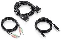 TRENDnet KVM Kabelset DVI-I/USB/Audio f&uuml;r TK-232DV 3m