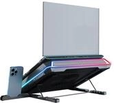 CONCEPTRONIC USB-C Laptop-K&uuml;hlpad + Handyhalter, 130mm lang