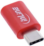 InLine&reg; USB-Datenblocker, Adapter USB-C Stecker an USB-C Buchse, bis 240 W PD
