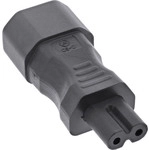 InLine&reg; Netzadapter IEC 60320 C14 / C7, 3pol Kaltger&auml;te zu 2pol