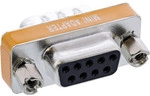 InLine&reg; Nullmodemadapter, 9pol Stecker / Buchse, bulk