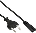 InLine&reg; Netzkabel, Netzstecker CEE7/16 Schweiz auf Euro 8 C7 Stecker, 1,8m