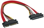 InLine&reg; SATA+Strom Verl&auml;ngerung int., SATA 6Gb/s + Strom, Stecker/Buchse,...