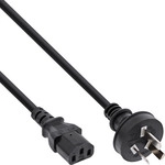 InLine&reg; Netzkabel, Netzstecker China auf Kaltger&auml;testecker C13, 1,8m