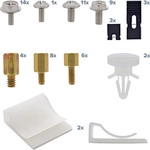 InLine&reg; Schraubenset, mit Jumper, Klebeklipp etc.
