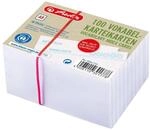 Herlitz Karteikarte A8 Vokabeln liniert wei&szlig; Bl.Engel 100er