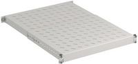 19" 1HE Schwerlast Fachboden, tiefenverst., 150 kg, ST 800..1000, RAL7