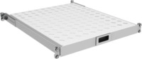 19" 1HE Fachboden ausziehbar, ET, 350..450 mm, 30 kg, ST 600, RAL7035