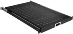 19" 1HE Fachboden ausziehbar, ET, 550..650 mm, 30 kg, ST 800, RAL9005