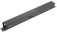 LANBERG 19" Kabelorganisation Typ A 1U schwarz