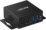 InLine&reg; USB 3.2 Industrie-Hub, 4-Port, 2x USB-A, 2x USB-C