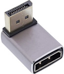InLine&reg; DisplayPort 1.4 Adapter, DisplayPort Stecker / Buchse, 90&iuml;&iquest;&frac12; unten,...