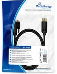 MediaRange DVI auf DisplayPort Anschlusskabel DVI-D BU 2m,sw