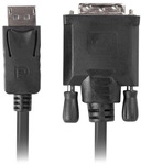 LANBERG Displayport (M)V1.2->DVI-D(M)(24+1) Kabel 1,8m sw