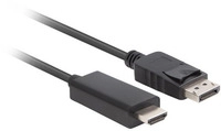 LANBERG Displayport (M)V1.1->HDMI(M) Kabel 1,8m schwarz