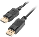 LANBERG Displayport M/M 19 PIN V1.2 Kabel 0,5m 4K schwarz