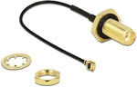 DeLOCK 1m, SMA/MHF coaxial cable