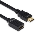 MediaRange HDMI Verl&auml;ngerungskabel, 18 Gbps, ARC, 2,0m, sw
