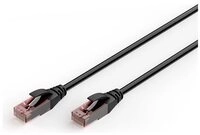 DIGITUS CAT 6 U/UTP Outdoor-Patchkabel, 10 St&uuml;ck, 3m, schw.