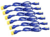 APC Power Cord Kit 6EA C13-C14 1.2m Blue