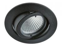 RUTEC Einbaustrah. mattschwarz ALU55372M schwenkbar DA68mm o.Sprengring f.LM...