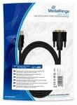 MediaRange HDMI-Kabel HDMI -> DVI 2.0m schwarz