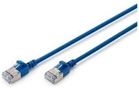 DIGITUS Patchkabel CAT 6A F/FTP Slim 5m blau 10 St&uuml;ck