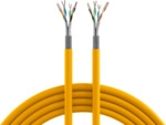 INFRALAN Cat.7A 1500 AWG22 S/FTP 2x4P CPR Cca, melonengelb RAL1028, 500m