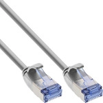 InLine&reg; Patchkabel slim, U/FTP PiMf, Cat.6A, grau, 2 m