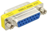 InLine&reg; Mini-Gender-Changer, 15pol (Game), Stecker / Buchse