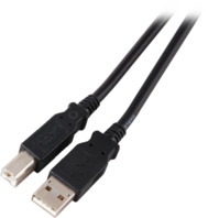 USB2.0 Anschlusskabel A-B, St.-St., 1,0m, grau, Classic