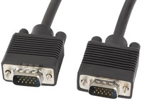 LANBERG VGA M/M Kabel 1,8m geschirmt Ferrit 3+4 schwarz