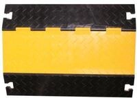Walther Kabelbr&uuml;cke 4K gerade 39870045 Vollgummi schwarz/gelb LxBxH:910x590x75