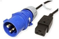 BACHMANN Kabel Stecker IEC60309-Blau 3m