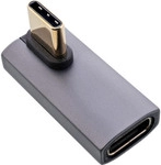InLine&reg; USB4 Adapter, USB-C Stecker/Buchse vertikal rechts/links gewinkelt