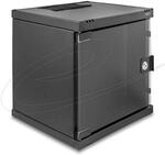 DELOCK 10" Netzwerkschrank 6 HE mit Glast&uuml;r tiefe 240mm sw