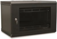 Televes Wandverteiler 19z 6HE MSR196 533106 montiert schwarz RAL 9005