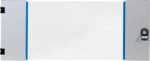 Frontt&uuml;r f&uuml;r Wandverteiler 4HE, Glas, RAL7035