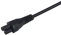 Equip Stromkabel T12 ->C5 Bu/St schwarz 3.00m PVC