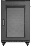 LANBERG 19" 18U 600x800 freistehend perf. T&uuml;r (FlatPack) s (Speditionsversand)