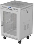 LANBERG 19" 15U 600x600 freist. LCD perfor. T&uuml;r (FlatPack)gr...
