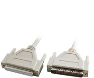 Datenkabel seriell 1:1, 2x DSub 37, St.-Bu., 3,0m, beige