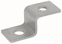 DEHN Endst&uuml;ck Z-Form m.je 1 390499 Bohrung D 10,5mm u. D 12,5mm NIRO