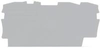 WAGO 2002-1391 Abschluss-und Zwischenplatte,0,8 mm dick,grau