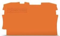 WAGO 2000-1292 Abschluss-und Zwischenplatte,0,7 mm dick,orange
