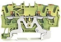 WAGO 2202-1307 3-Leiter-Schutzleiterk- lemme,mit Dr&uuml;cker,2,5 mm&sup2;