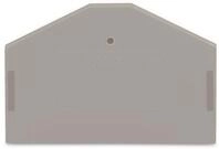 WAGO 280-312 Abschluss-und Zwischenplatte,2,5 mm dick,grau