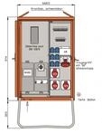 Walther Anschlussverteiler WAV0170R1 44kVA Z&auml;hlerpl.2 RCDs Typ B 9 LS 4