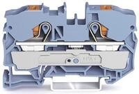 WAGO 2210-1204 2-Leiter-Durchgangsklemme,mit Dr&uuml;cker,10mm&sup2;,blau