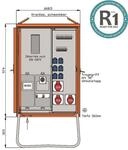 Walther Anschl.vert.schrank WAV0131R1 44kVA Z&auml;hlerpl.RCD Typ B u.RCD Typ A 9